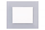 Simple Interrupteur Design en Verre Gris Métal