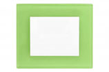 Simple Interrupteur Design en Verre Vert Palme