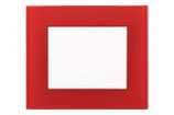 Interrupteur Va-et-Vient Design en Verre Rouge