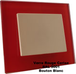 Simple Interrupteur Design en Verre Rouge