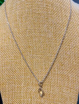 Halskette Silber mit Bergkristall Anhänger