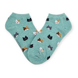 Socken Mitzi türkis kurz