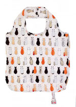 UW Packable Bag "Cats in Waiting"