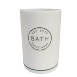 Zahnbürstenbecher aus Keramik von Clayre & Eef Serie Sweet Home Bath