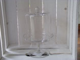 Glasschale mit Glocke