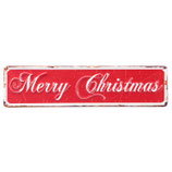 Blechschild "Merry Christmas" von Clayre & Eef