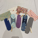 Serviette Hygiénique Lavable / pochette de transport