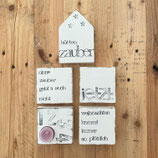 B-Ware Textplatten Set "WEIHNACHTEN"