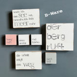 B-Ware Textplatten Set "SEEZEIT"