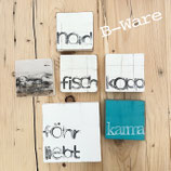 B-Ware Textplatten Set "FÖHR"