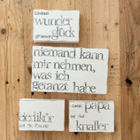 B-Ware Textplatten Set "TANZEN"