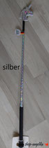 Reitgerte Einhorn, 65cm, Farbe Silber
