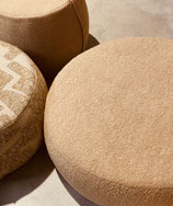 POUF OMAR EXTRA LARGE INDOOR - FABRIC: MARCEL CLAY