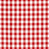 Coton - vichy Rouge - grands carreaux