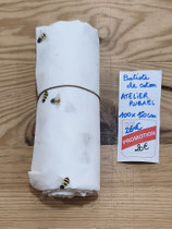 Coupon ATELIER RUBAEL - Batiste de coton - abeilles - 100 x 150 cm