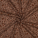 Jersey côtelé léopard