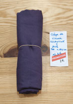 Coupon EGLANTINE ET ZOE - Crêpe de viscose - Violet - 70 x 140 cm