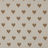 Maille coeurs lurex dorés