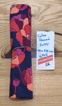 Coupon POPPY - Coton Pommé - Pavot - 70 x 148 cm