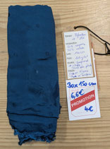 Coupon EGLANTINE ET ZOE - Jacquard de viscose Streli - bleu pétrole