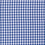 Coton - vichy Bleu dur - petits carreaux