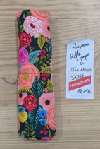 Coupon RIFLE PAPER CO. - rayonne - fleurs fond vert