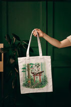 tote bag sac kitsune et torii