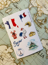 Stickers Voyage France A6