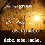 Karte "liebe, lebe, lache"