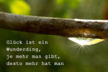 Postkarte "Glück ist ein Wunderding"