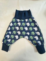 Pumphose Elefant blau 68, 74, 80, 86