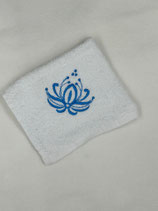 Waschlappen Lilie türkis