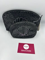 Kosmetiktasche 2er Set aus Kunstleder