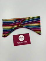 Stirnband mit Knoten Streifen