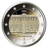 Deutschland 2€ 2020  - Brandenburg alle 5