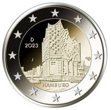 Deutschland 2€ 2023 - Elbphilharmonie 5er Set