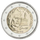 Vatikan 2€ 2021- Dante Alighieri