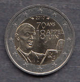 Frankreich 2€ Gedenkmünze 2010 - Charles de Gaulle