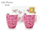 Pip Studio Tassen-Set L 'Jolie Flowers' -Pink-