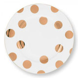Pip Studio Teller 'Dots Delight' -White/Gold-