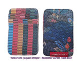 Pip Studio Card Holder -Jaquard Stripes/Garden Dark Blue-