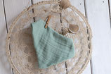 Dreieckstuch aus Musselin 0-6 Monate, mint