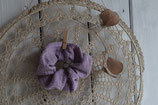 Scrunchie aus Muselin hellflieder