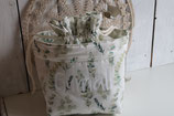 Gumälisack/ Kartoffelsack, weiss mit mint Eucalyptus