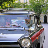 Tour conduciendo un Seat 1500 taxi por Madrid