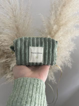 Kleine Cordtasche für Karten