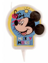 Bougie anniversaire Mickey™ 7,5 cm