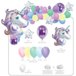 Kit ballons licorne pour arche