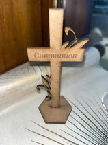 Croix en bois communion 13cm