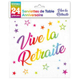 Serviettes retraite multi /24